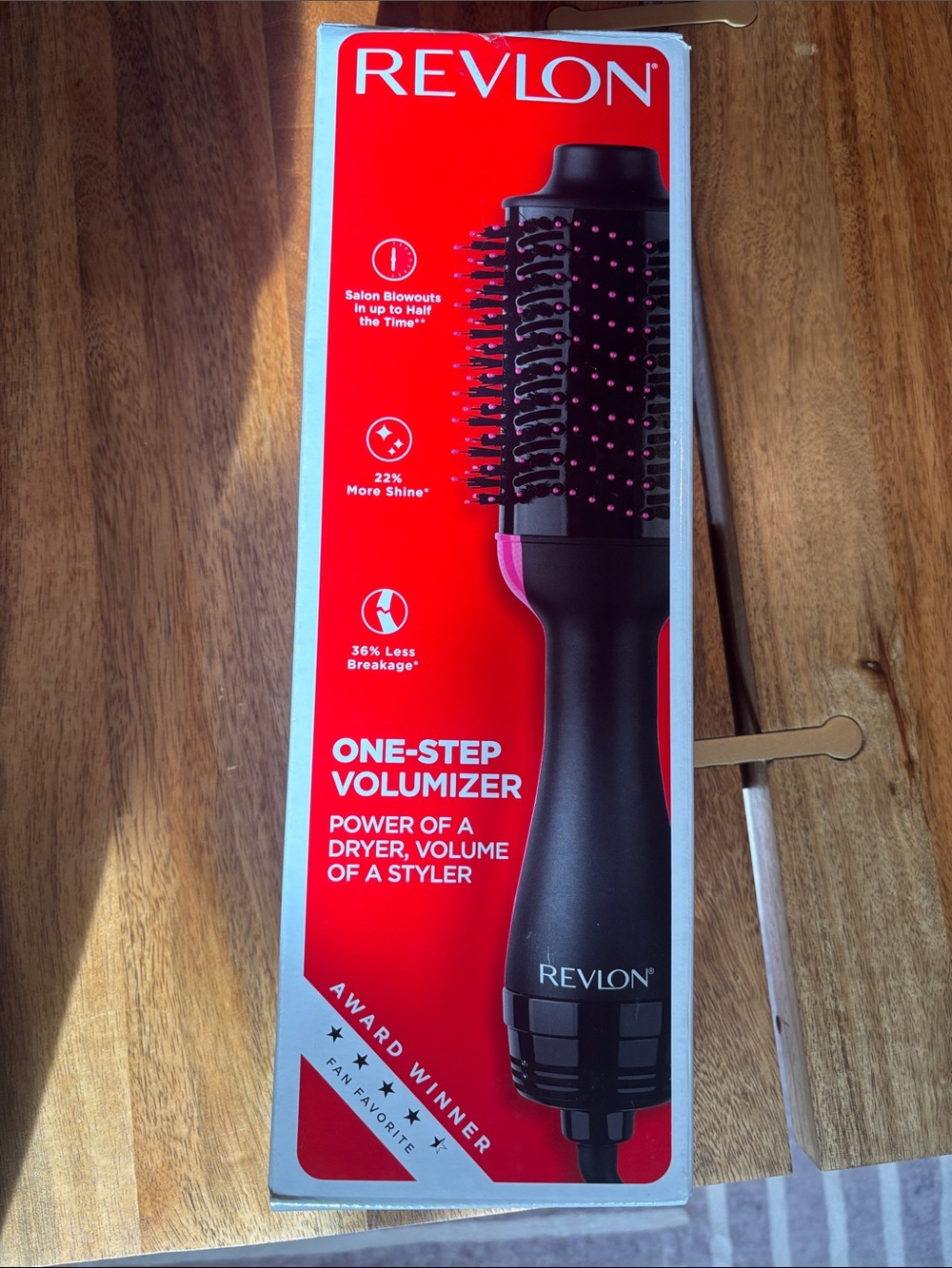 Revlon One-Step Volumizer Hair Dryer Styler - Black with Pink Accents